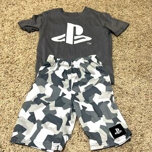 PlayStation Boys T-Shirt and Shorts Set - Size 6/7